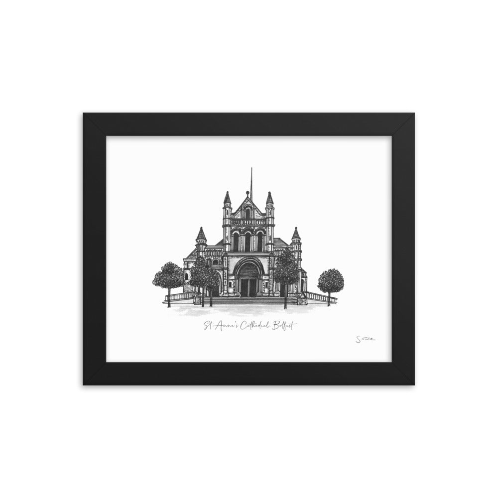 St Annes Cathedral Belfast Framed Art Print