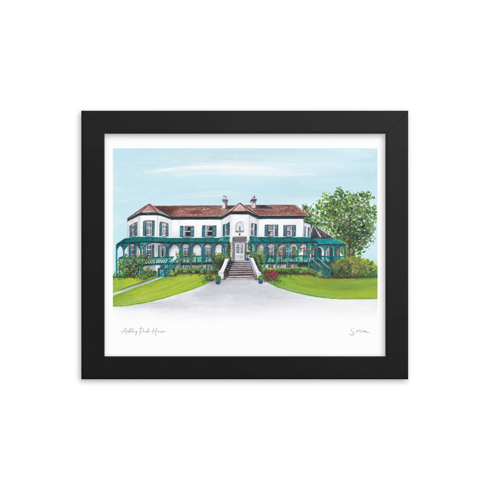 Ashley Park House Framed Art Print