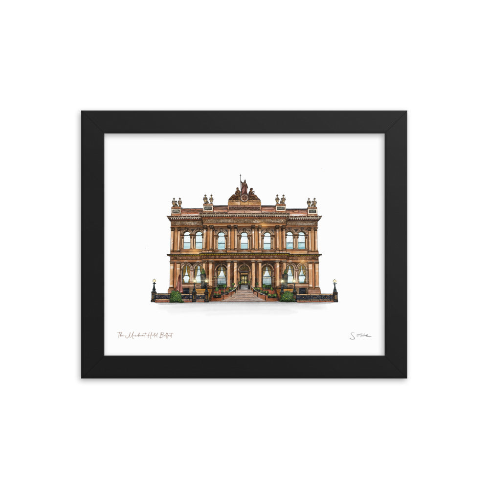 The Merchant Hotel Belfast Framed Art Print