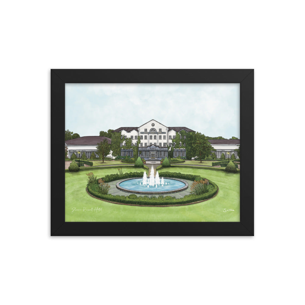 Slieve Russell Hotel Framed Art Print