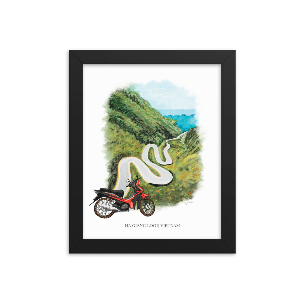 Ha Giang Loop Vietnam Framed Art Print