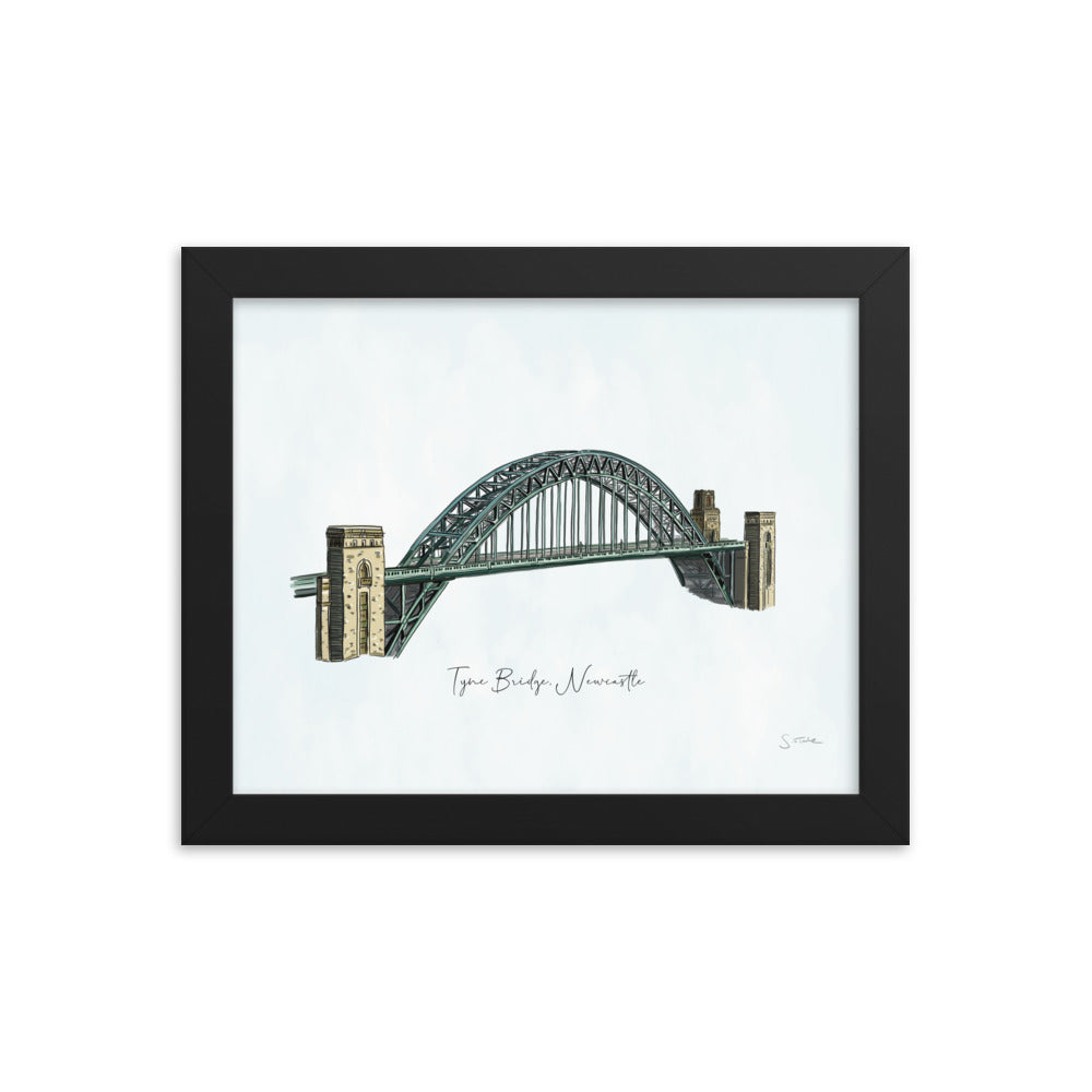 Tyne Bridge Newcastle Framed Art Print