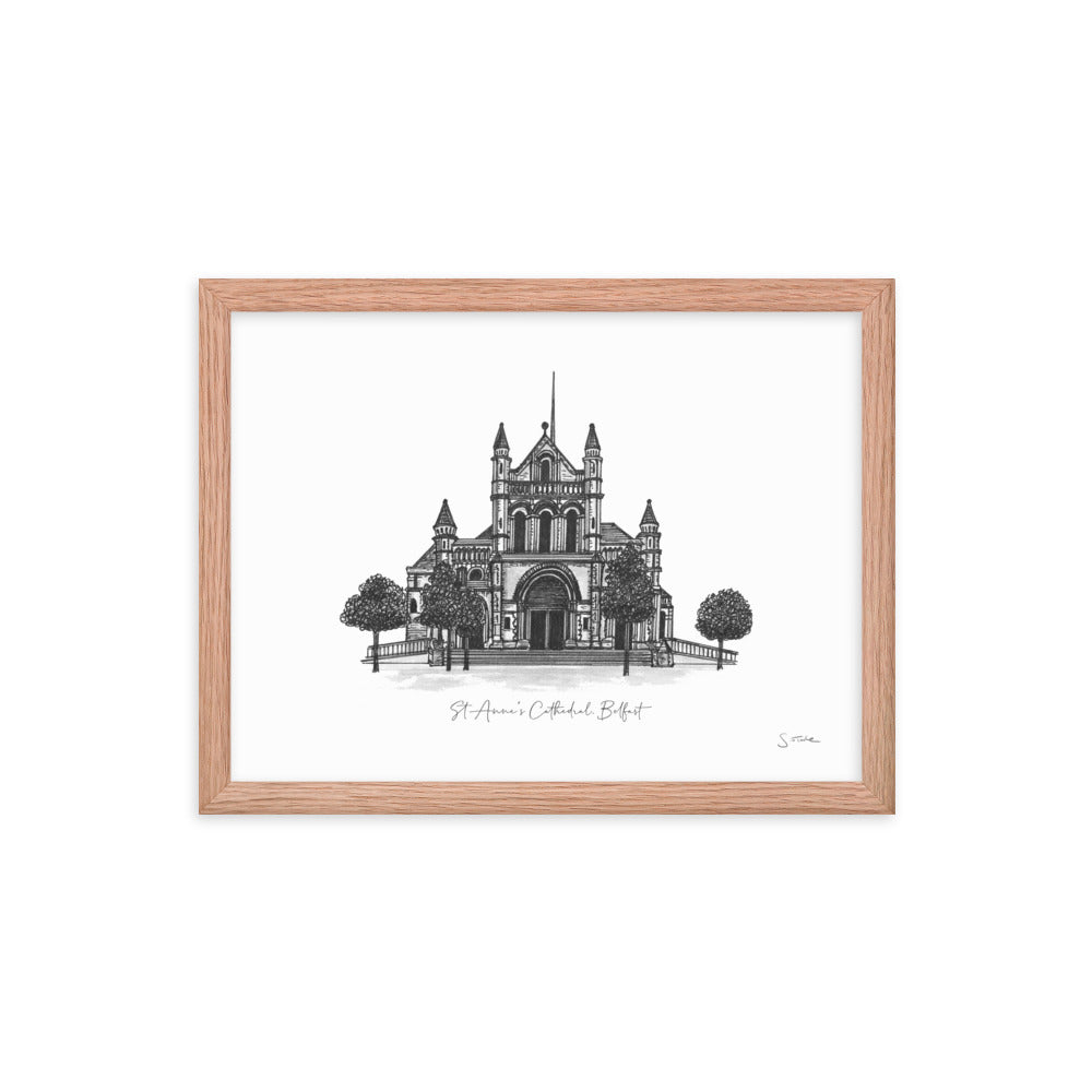 St Annes Cathedral Belfast Framed Art Print