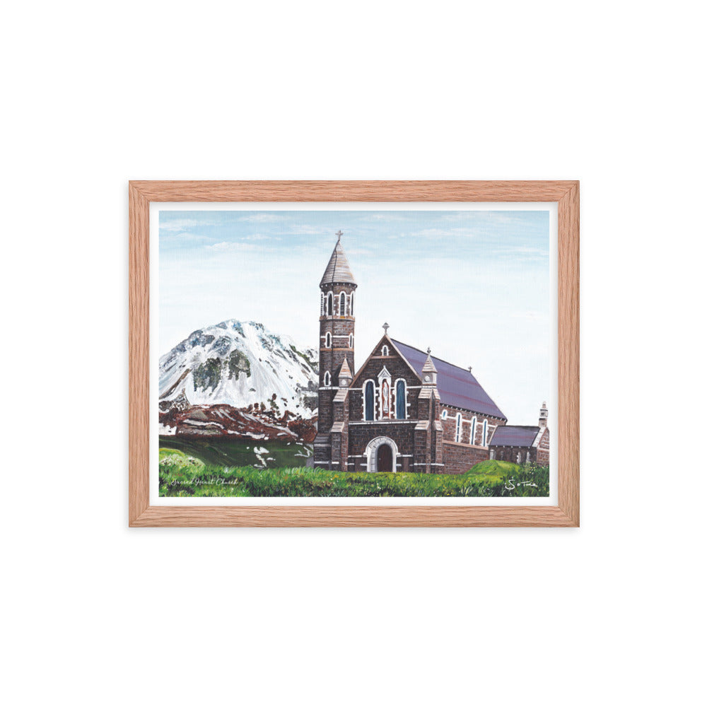 Sacred Heart Church Donegal Framed Art Print