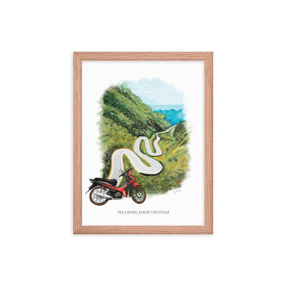 Ha Giang Loop Vietnam Framed Art Print