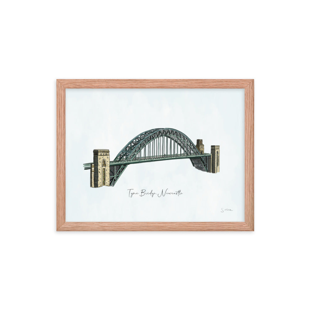 Tyne Bridge Newcastle Framed Art Print