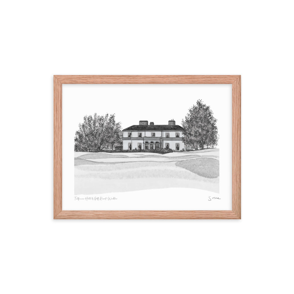 Tulfarris Hotel &amp; Golf Resort Framed Art Print