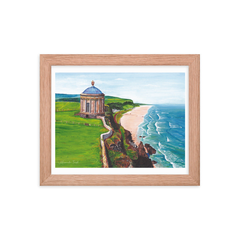 Mussenden Temple Framed Art Print