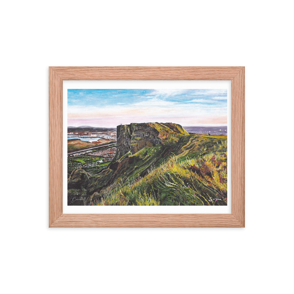 Cavehill Belfast Framed Art Print