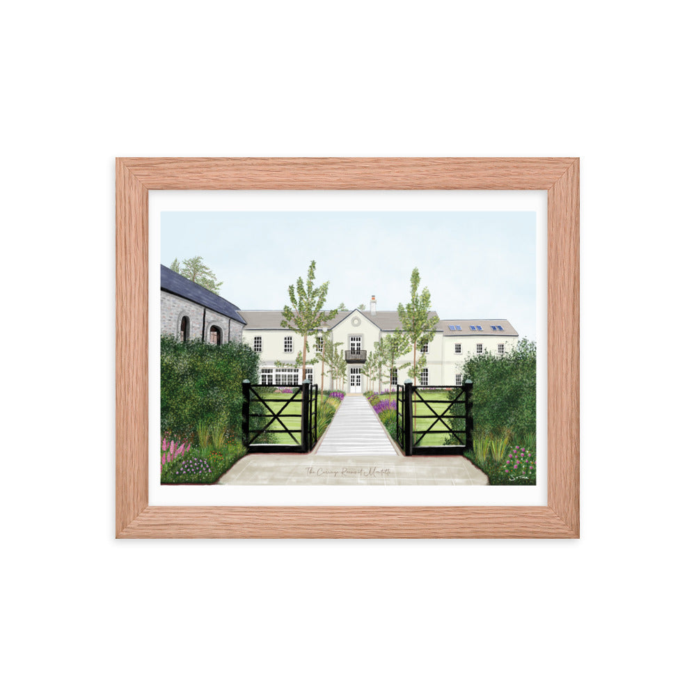 The Carriage Rooms at Montalto Framed Art Print