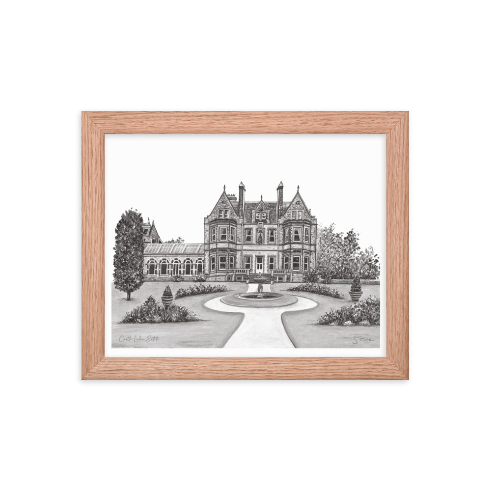 Castle Leslie Estate Framed Art Print