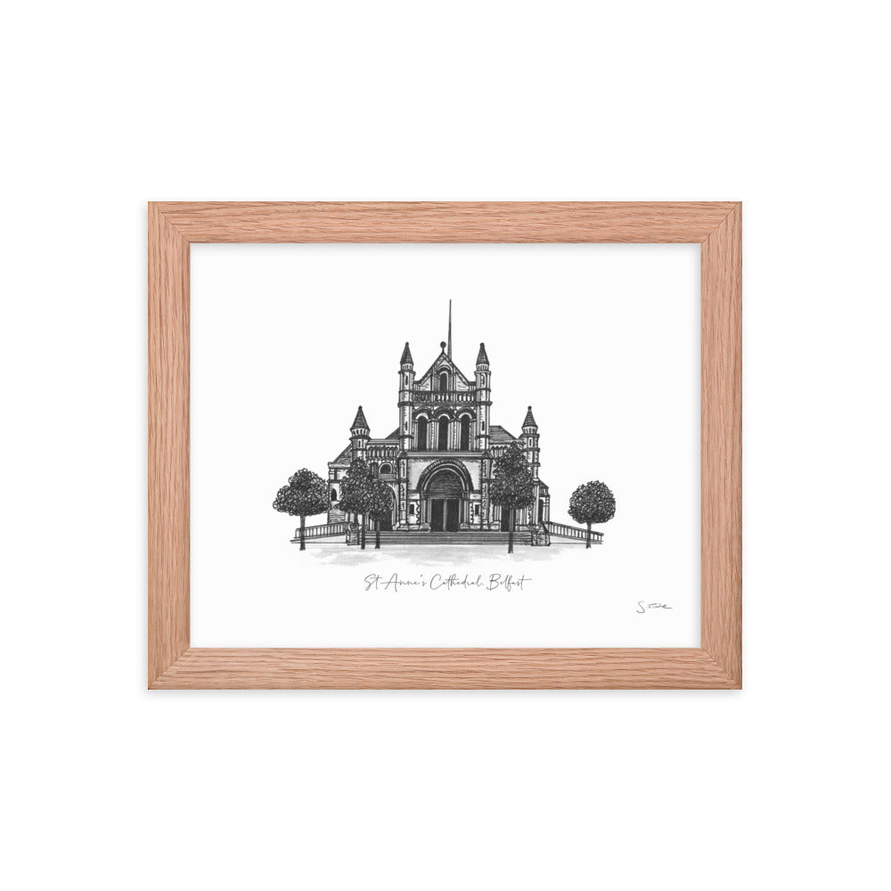 St Annes Cathedral Belfast Framed Art Print