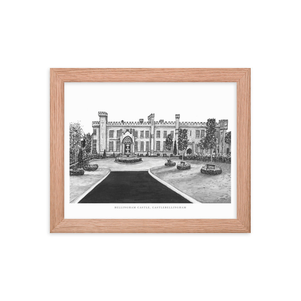 Bellingham Castle Framed Art Print