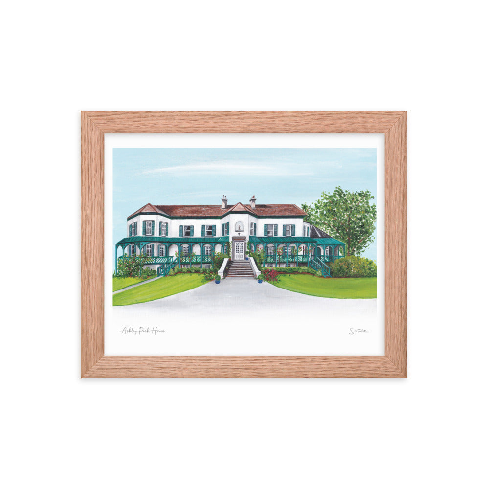 Ashley Park House Framed Art Print