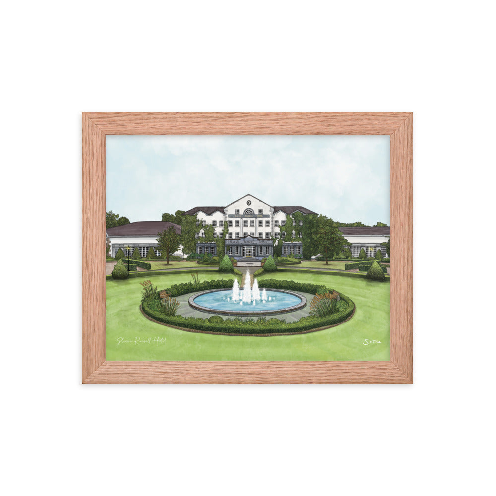 Slieve Russell Hotel Framed Art Print