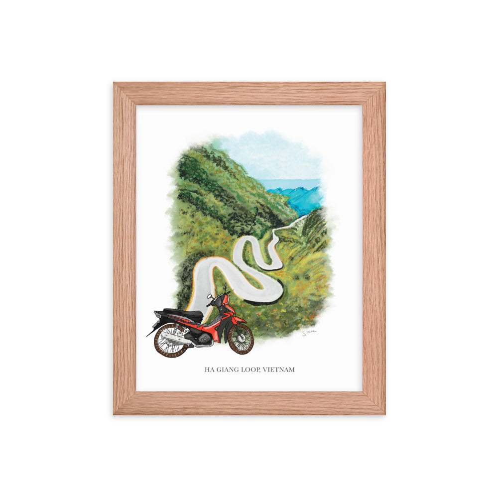 Ha Giang Loop Vietnam Framed Art Print