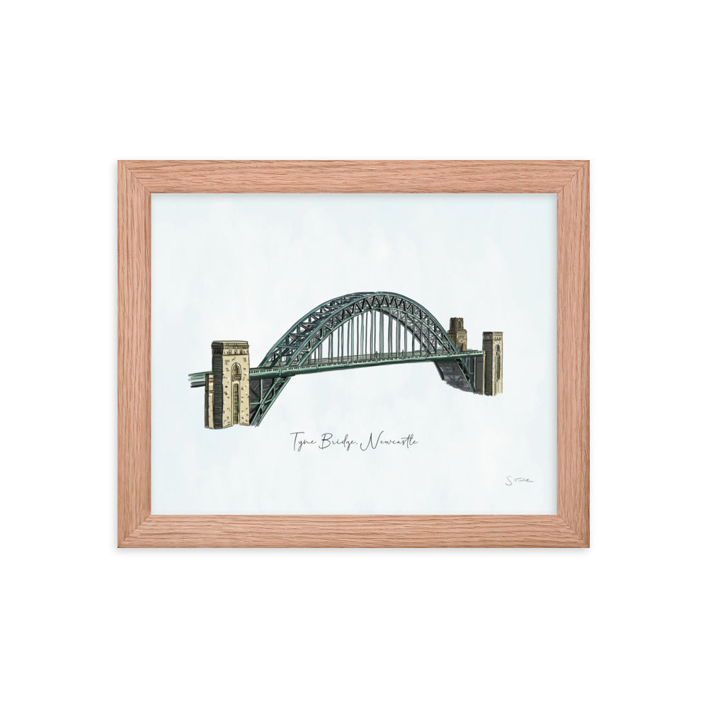 Tyne Bridge Newcastle Framed Art Print