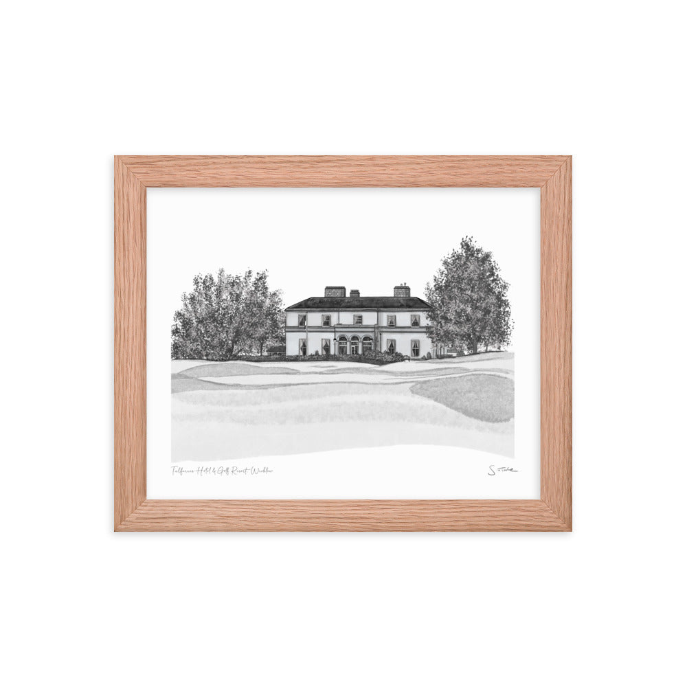 Tulfarris Hotel &amp; Golf Resort Framed Art Print