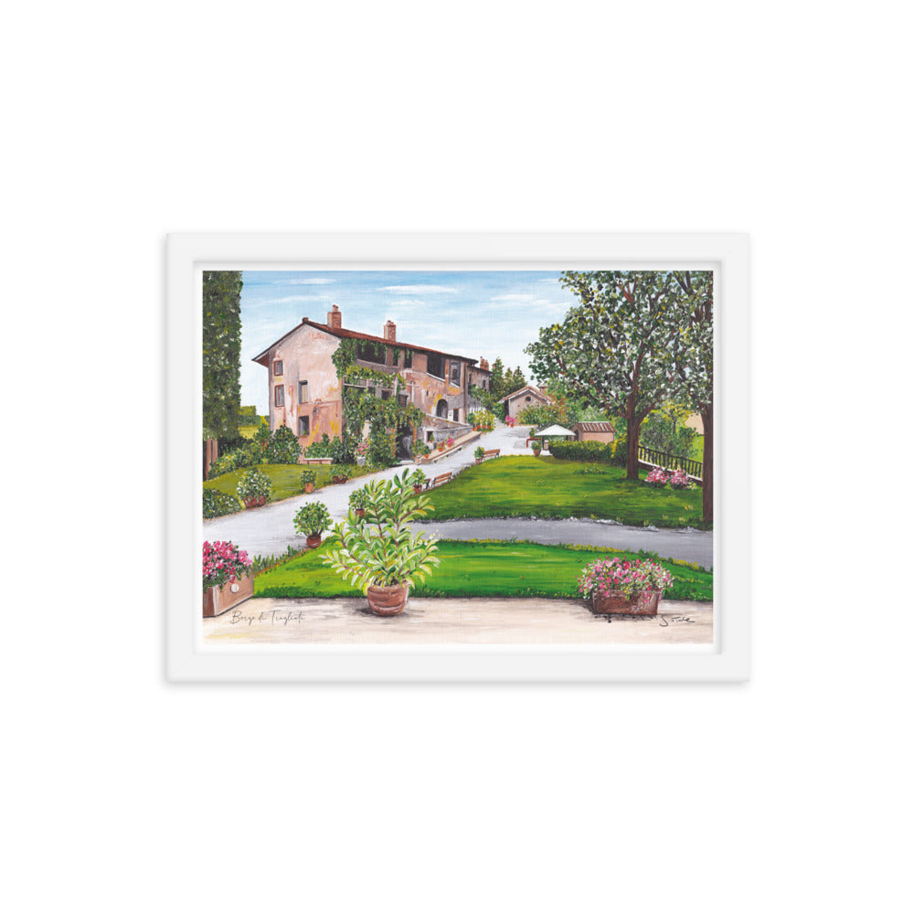 Borgo di Tragliata Italy Framed Art Print