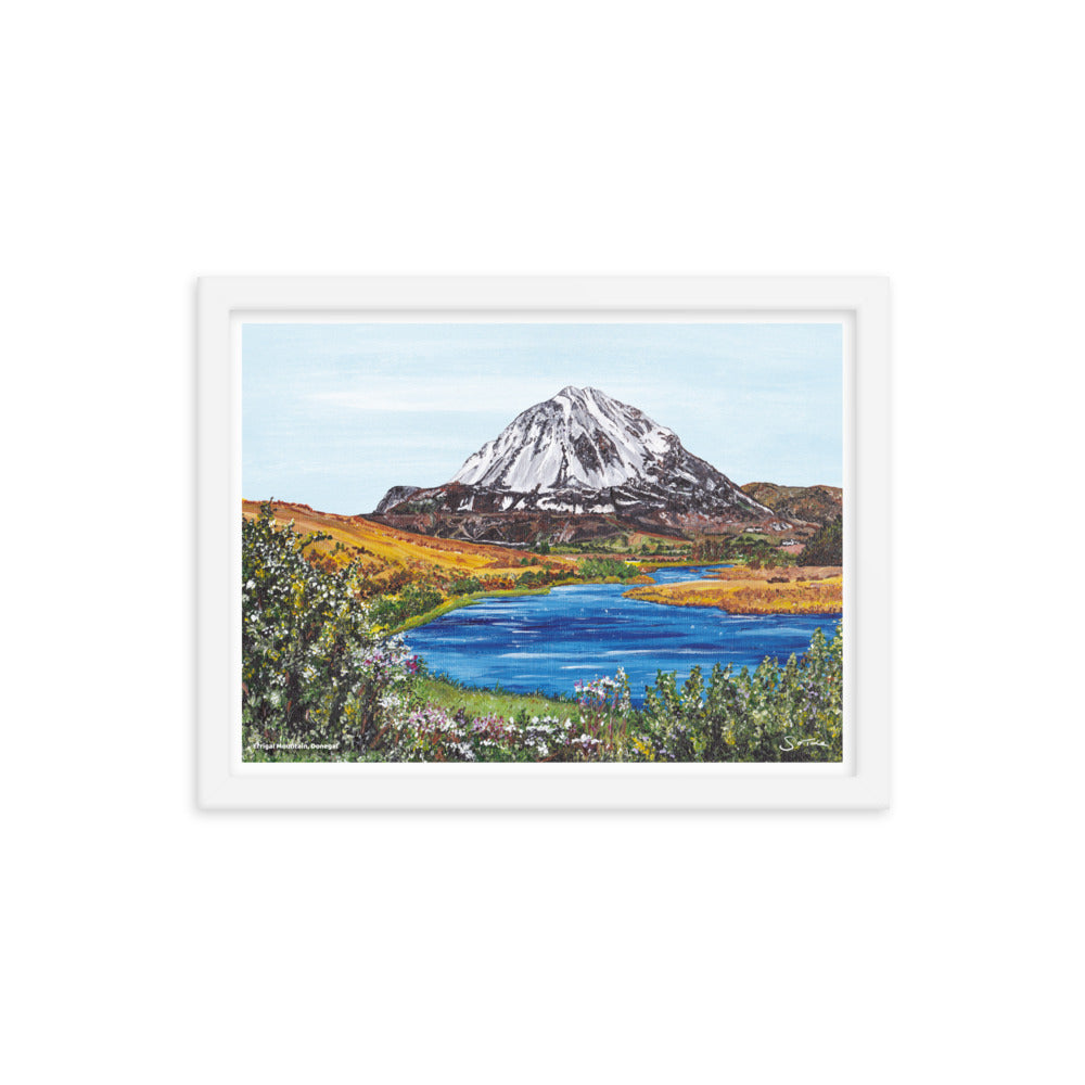 Errigal Mountain Donegal Framed Art Print