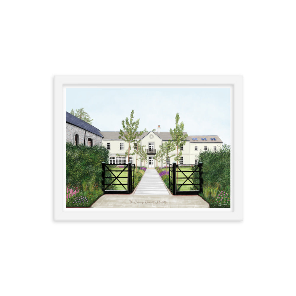 The Carriage Rooms at Montalto Framed Art Print