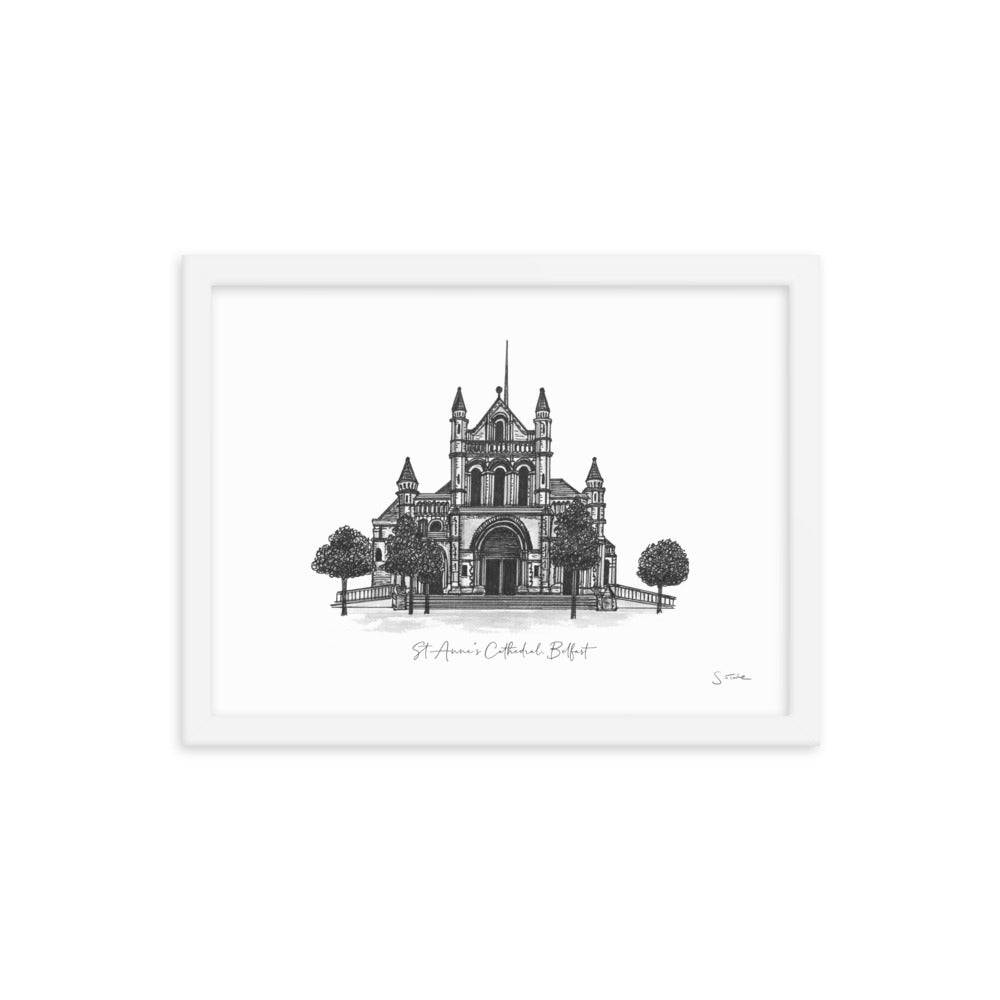 St Annes Cathedral Belfast Framed Art Print