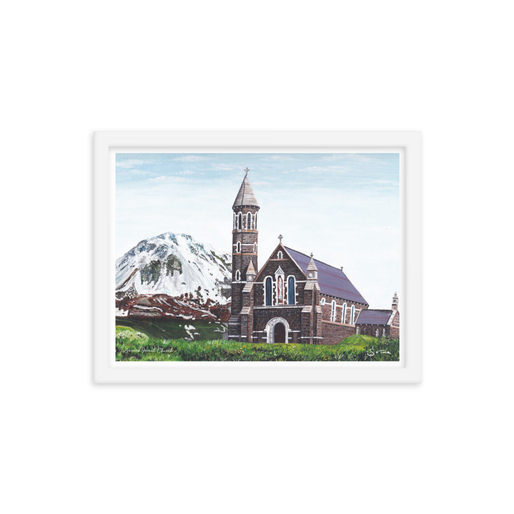 Sacred Heart Church Donegal Framed Art Print