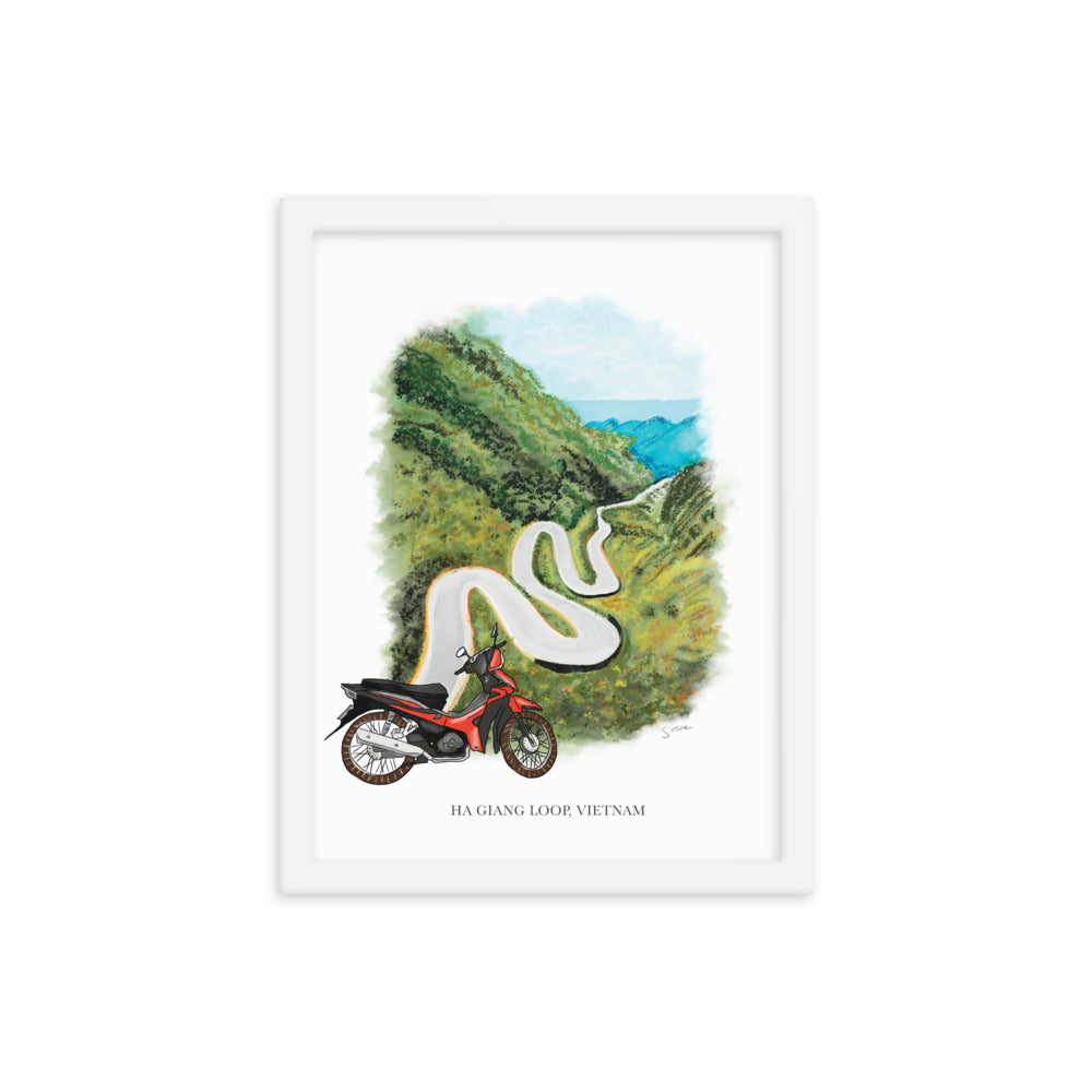 Ha Giang Loop Vietnam Framed Art Print