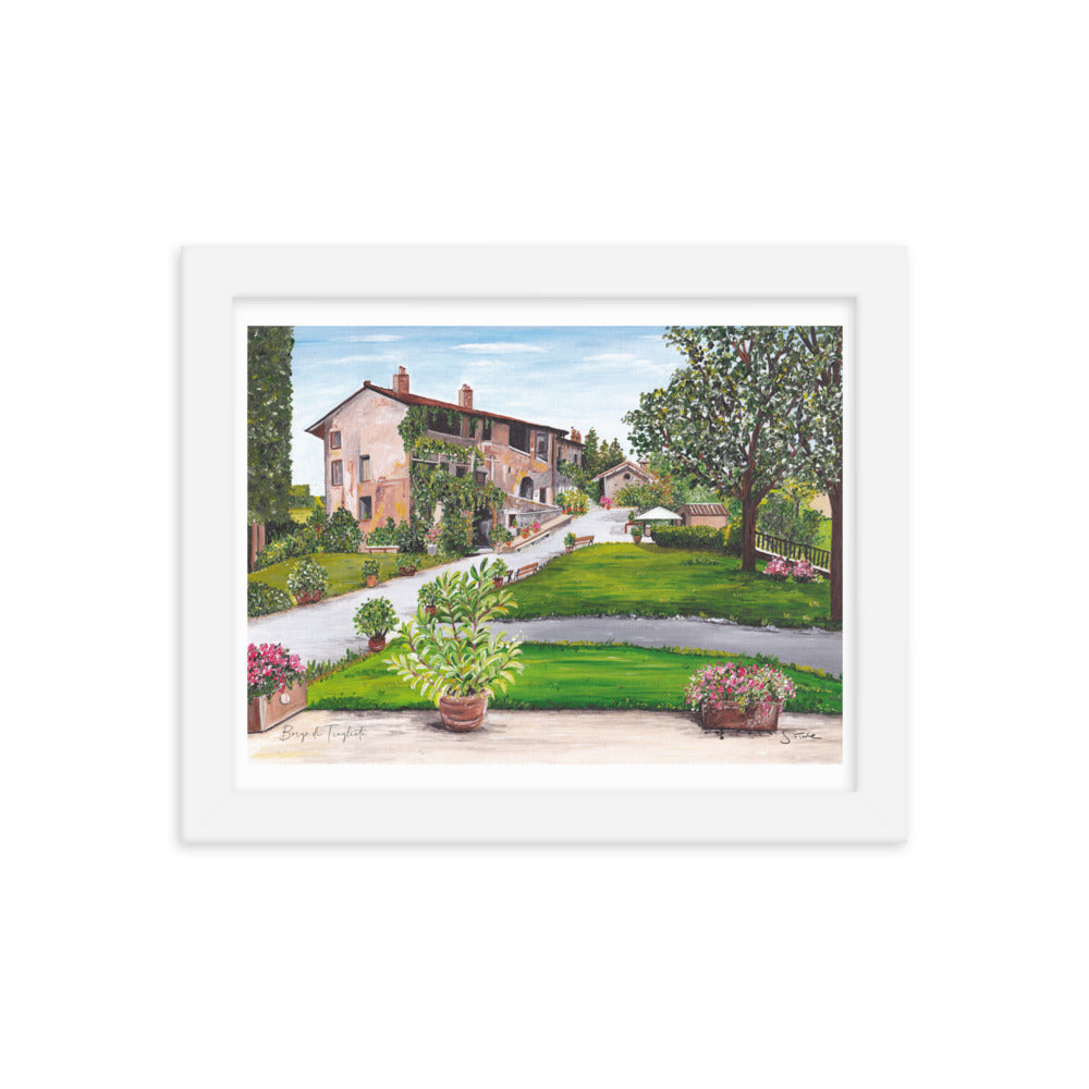 Borgo di Tragliata Framed Art Print