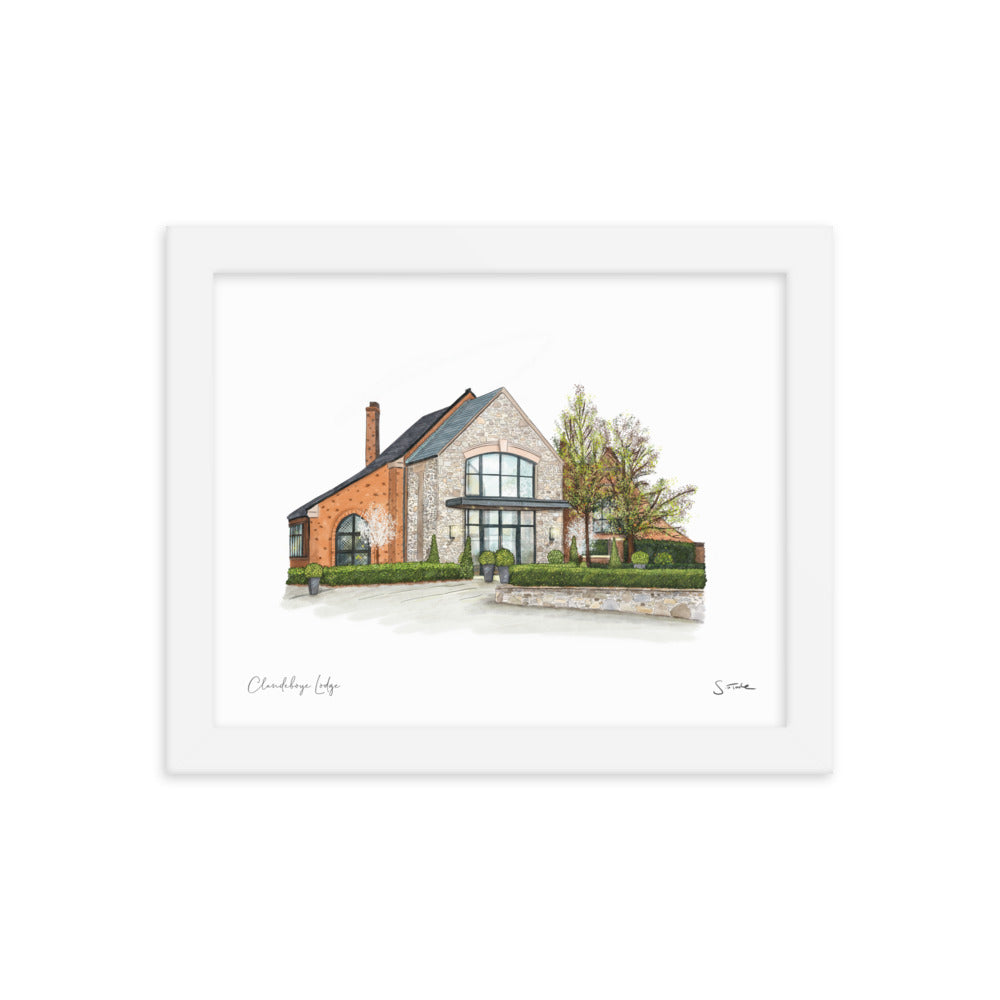 Clandeboye Lodge Hotel Framed Art Print