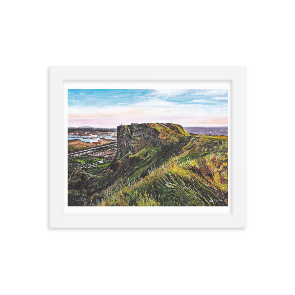 Cavehill Belfast Framed Art Print