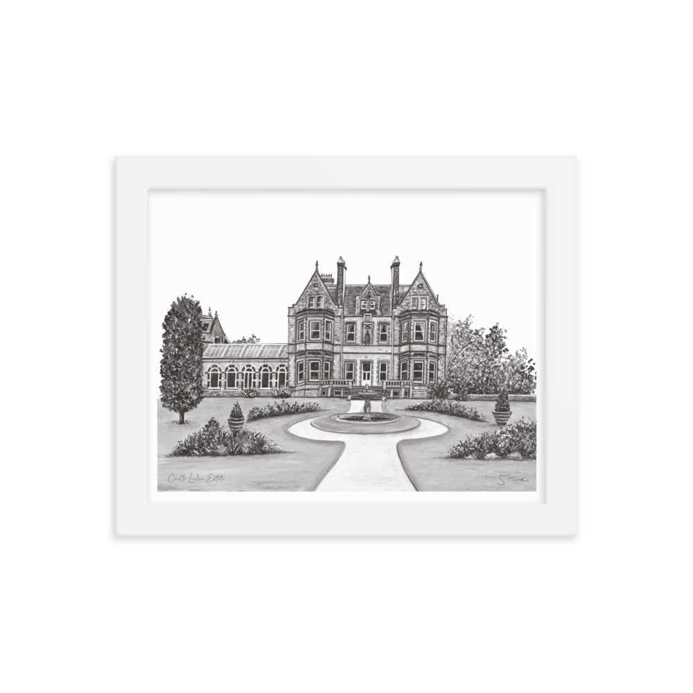 Castle Leslie Estate Framed Art Print