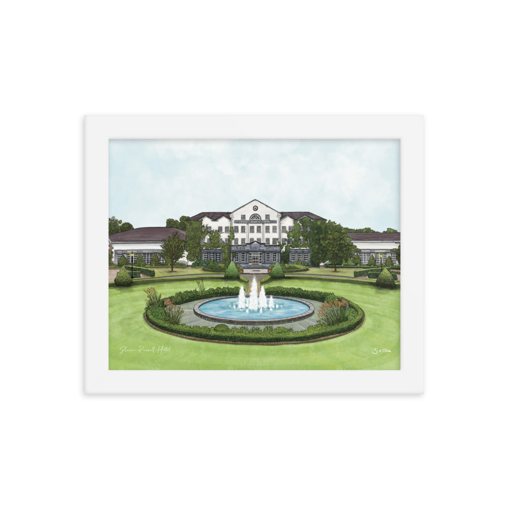 Slieve Russell Hotel Framed Art Print