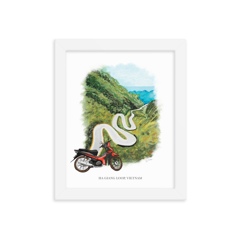 Ha Giang Loop Vietnam Framed Art Print