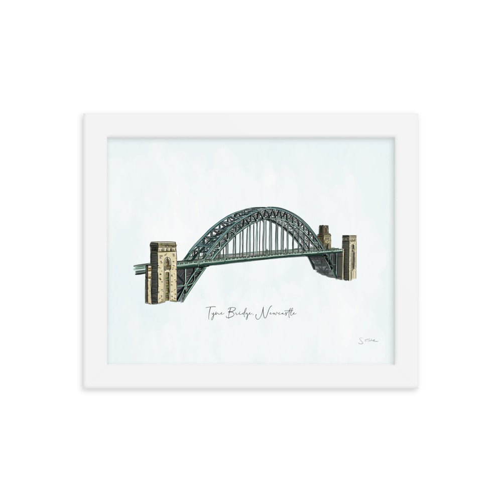 Tyne Bridge Newcastle Framed Art Print