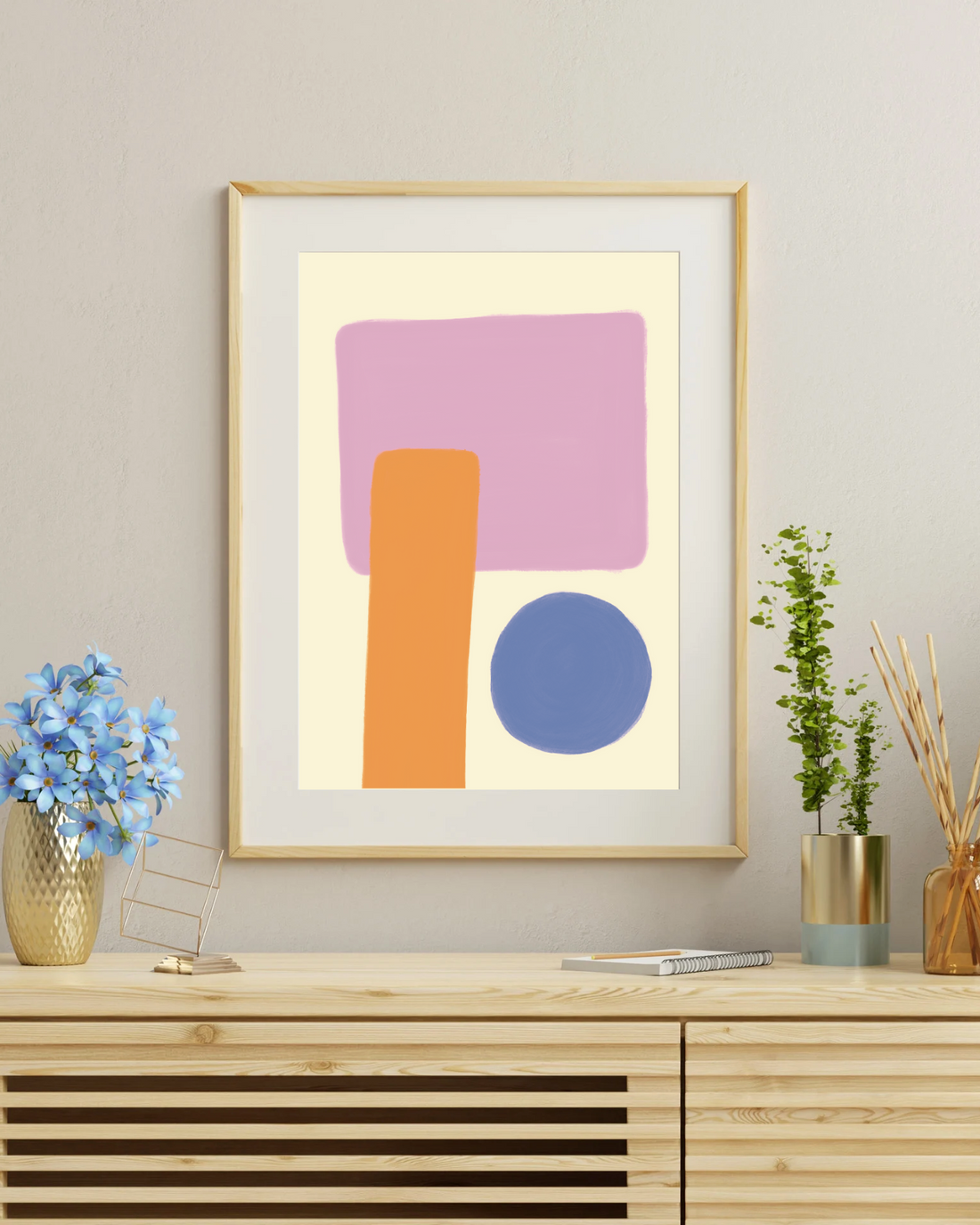 Dusk and Dawn Abstract Print