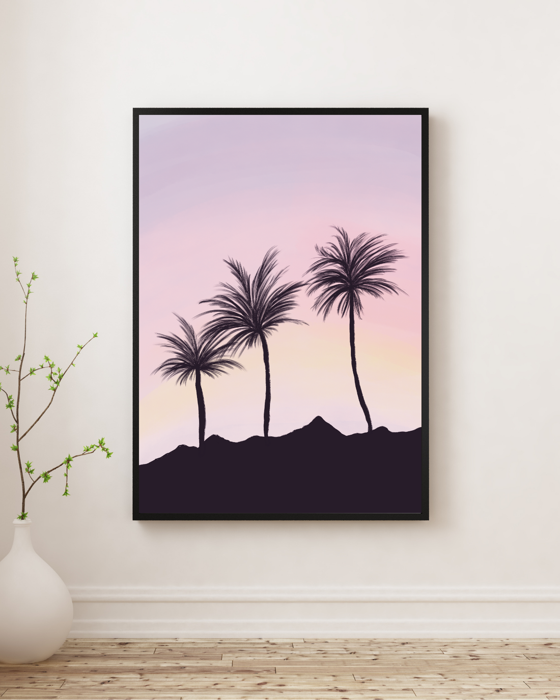 Palm Skies Print