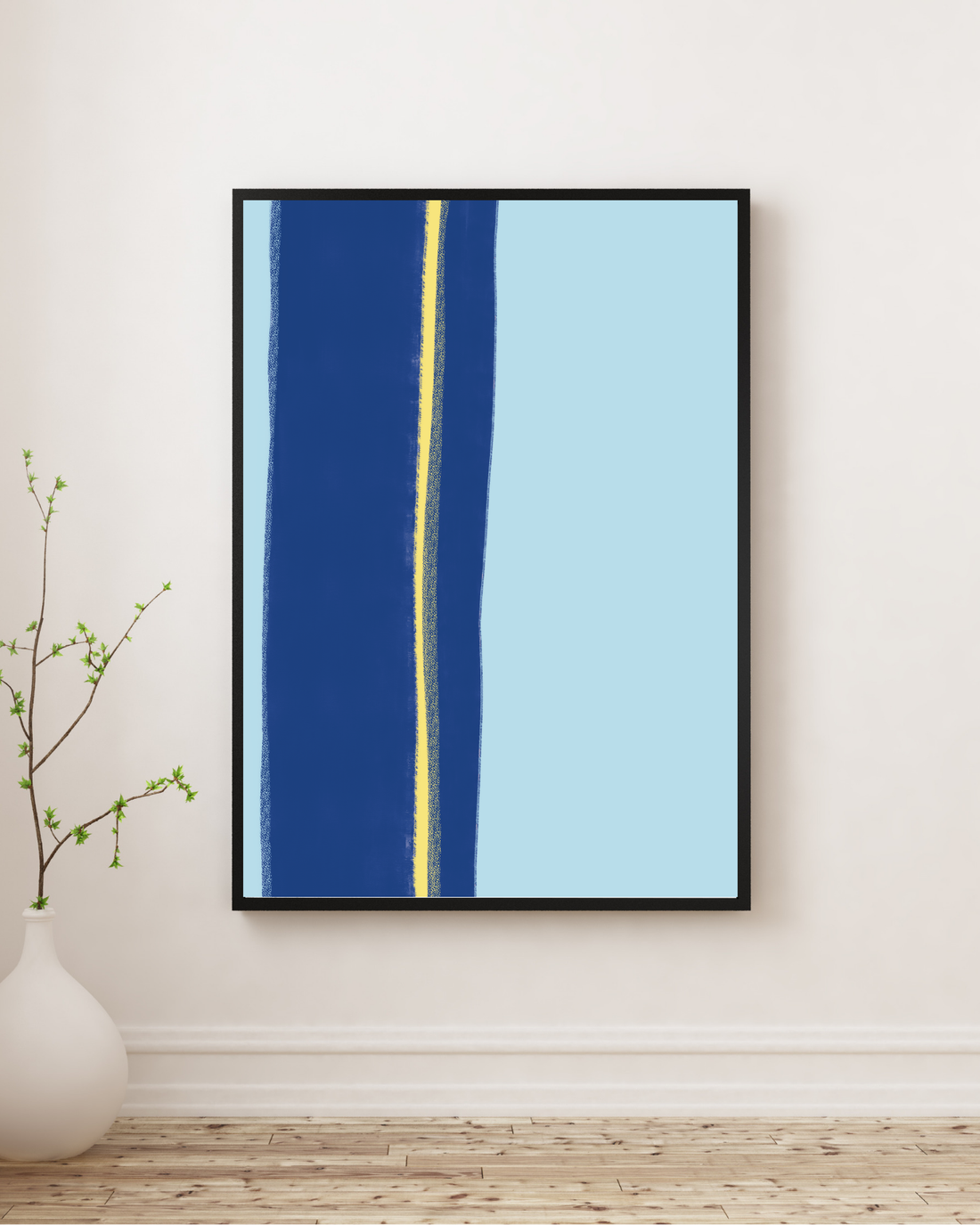 Silent Tide Abstract Print