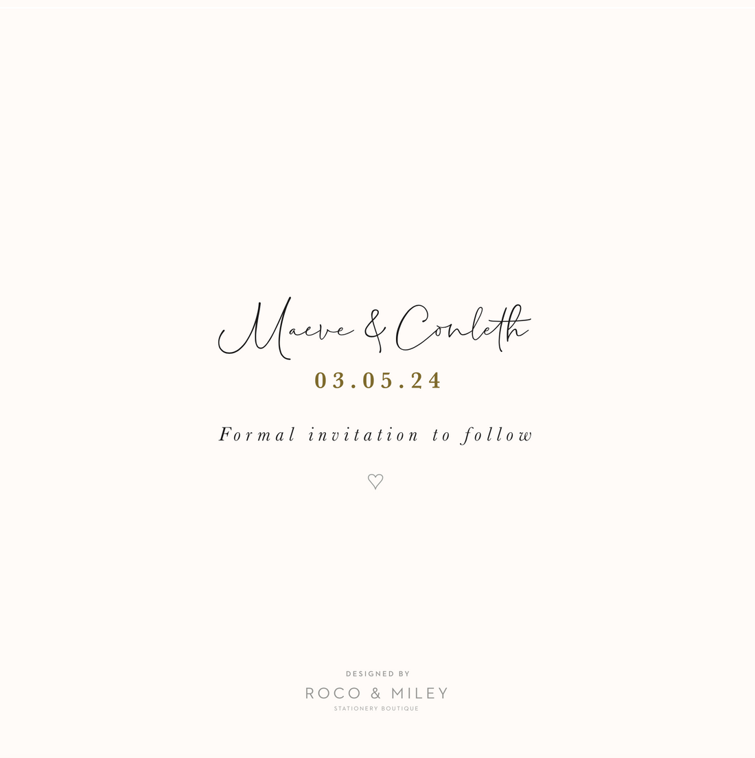 The Merchant Hotel Belfast Save the Date