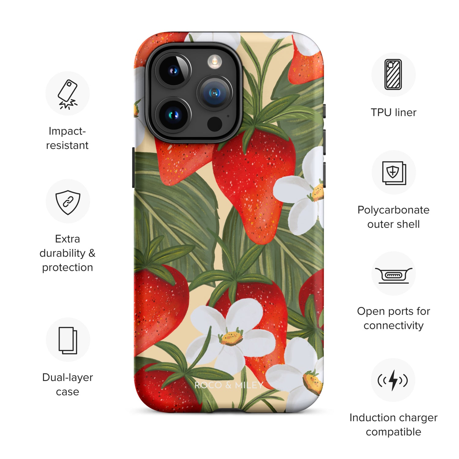 Strawberry Fields - Tough Case for iPhone