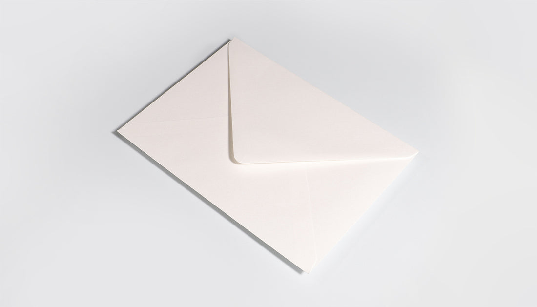 Shimmering Pearlescent envelopes