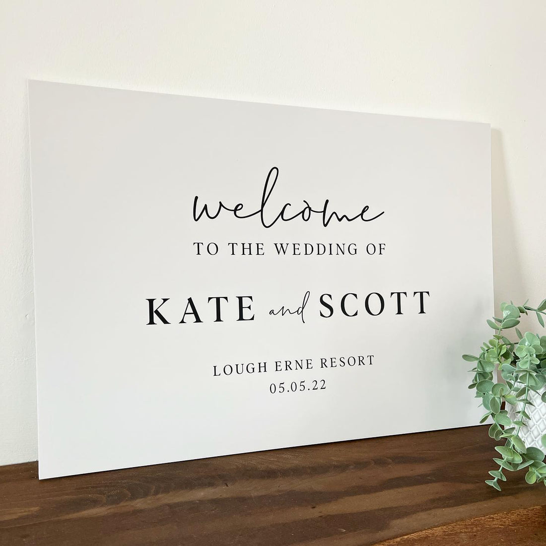 Serene Welcome Board