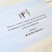 Wedding Photo Thank You Card (Flat)