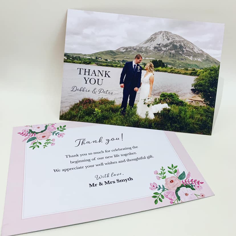 Wedding Photo Thank You Card (Flat)