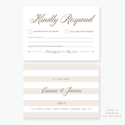 Luxe RSVP Card