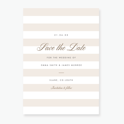 Luxe Save the Date Card