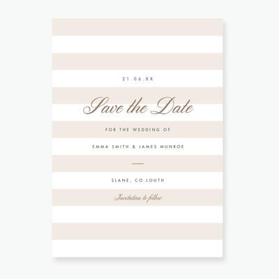 Luxe Save the Date Card