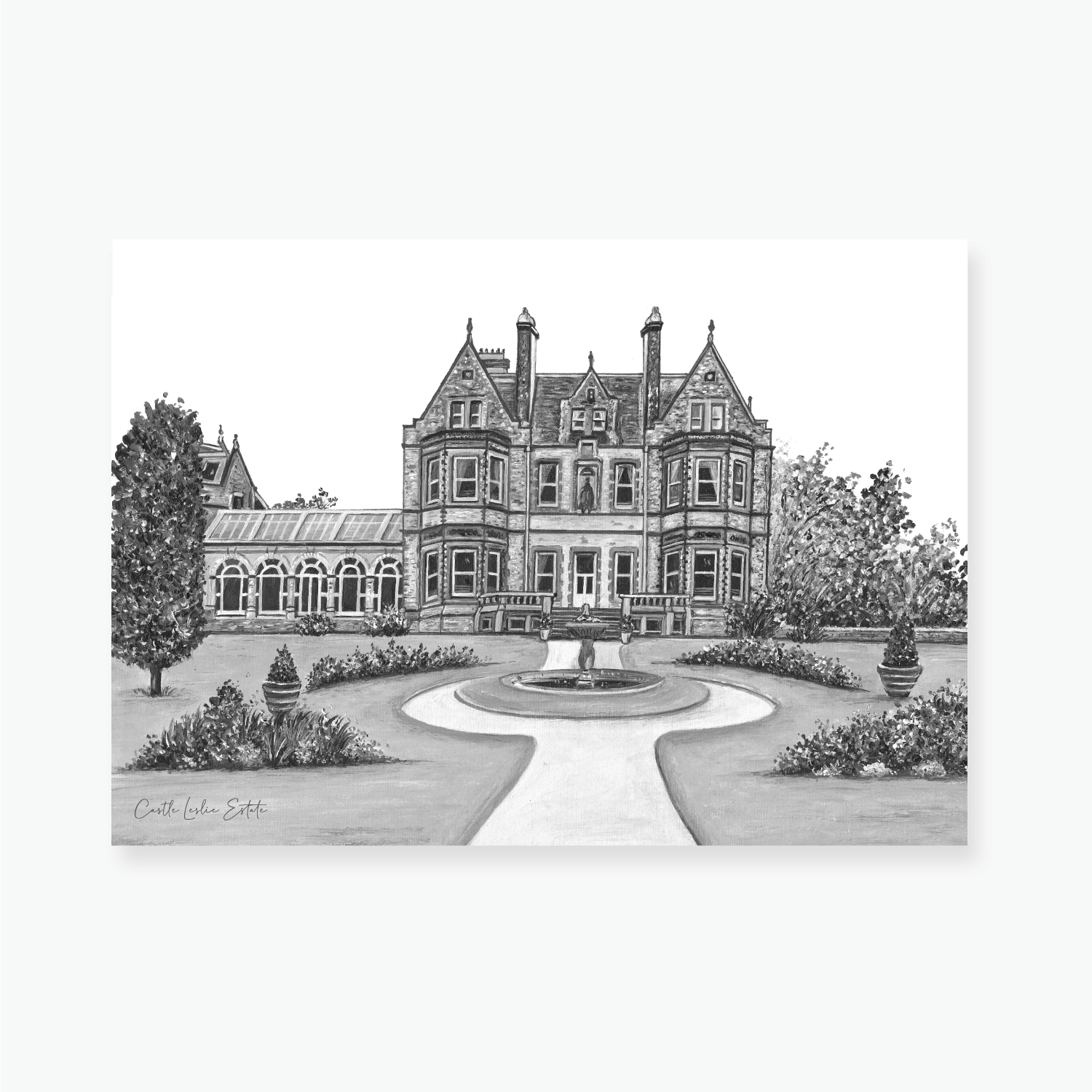 Castle Leslie Estate Art Print – Roco & Miley