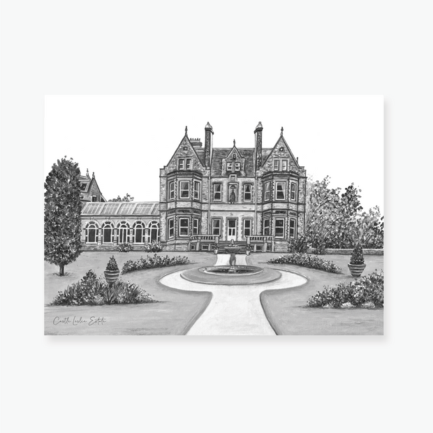Castle Leslie Estate Art Print