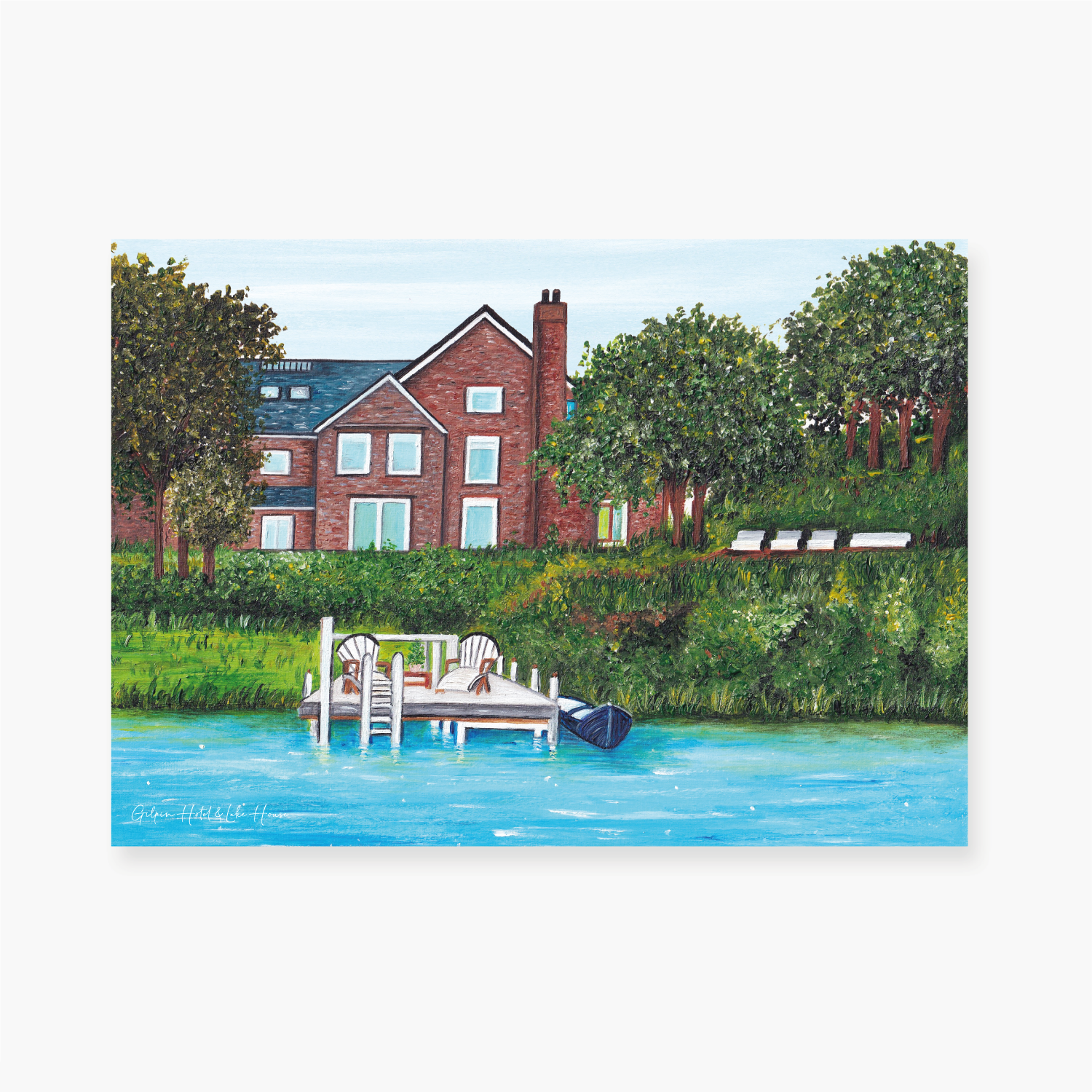Gilpin Hotel &amp; Lake House Art Print